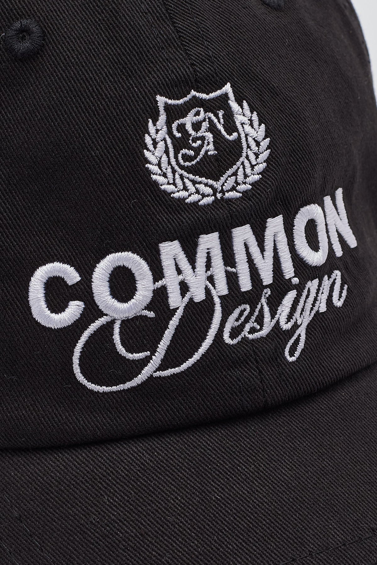 Common Need Compose Dad Cap Black