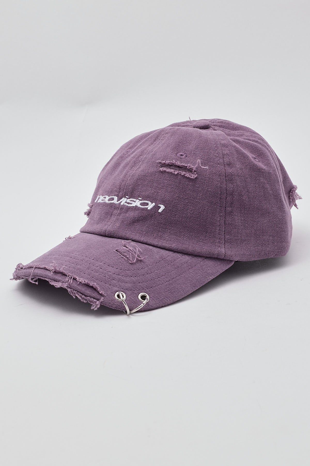 Neovision Travesty Distressed Dad Cap Washed Purple