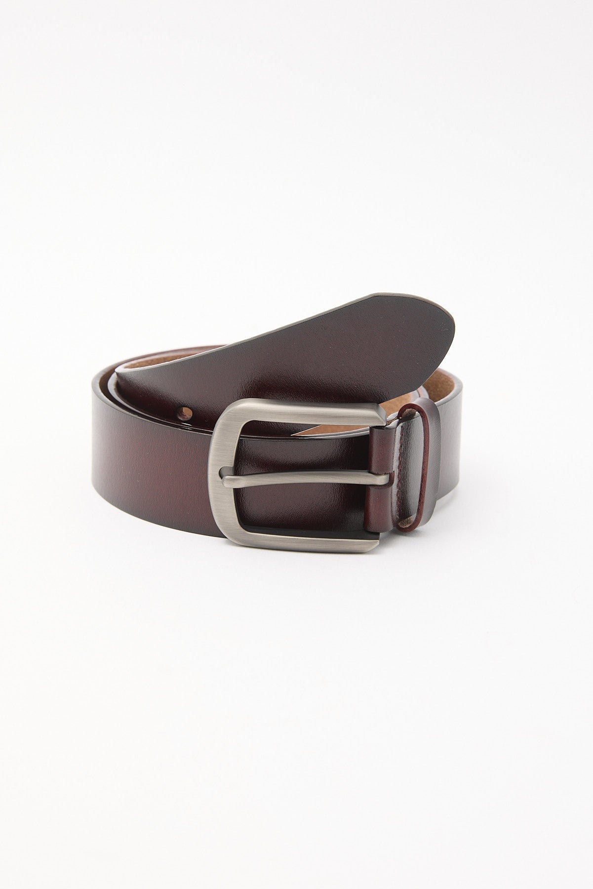 Common Need Classic Leather Belt Brown