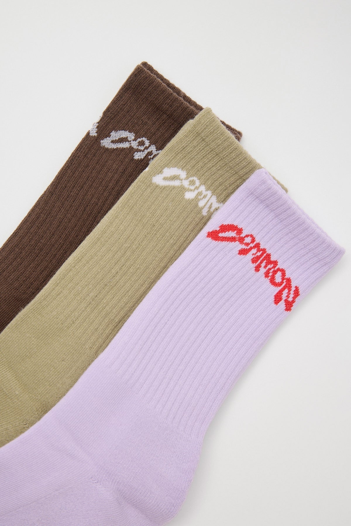 Common Need Mirage Sock 3 Pack Green/Brown/Lilac