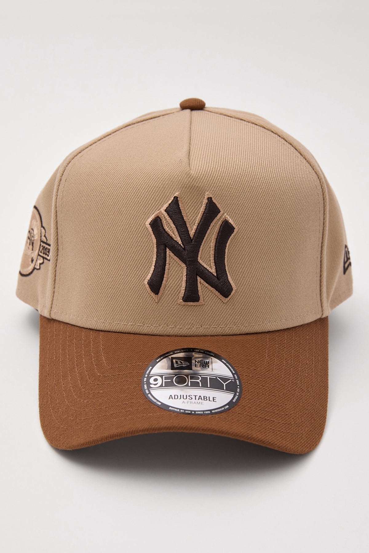 New Era 9Forty A-Frame Two-Tone New York Yankees Cap Camel/Walnut