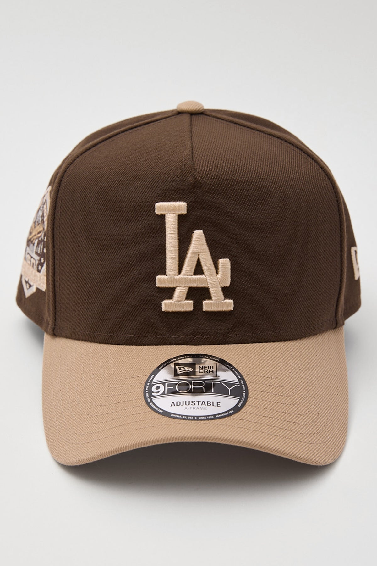 New Era 9Forty A-Frame Two-Tone LA Dodgers Cap Dark Brown/Camel