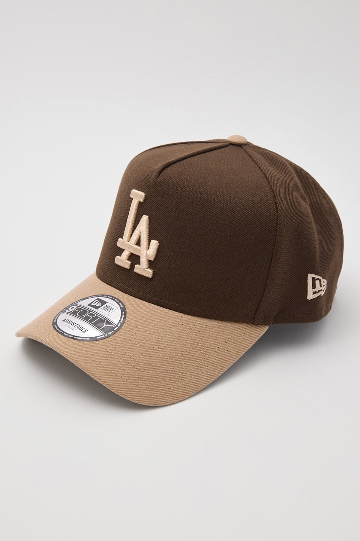 New Era 9Forty A-Frame Two-Tone LA Dodgers Cap Dark Brown/Camel