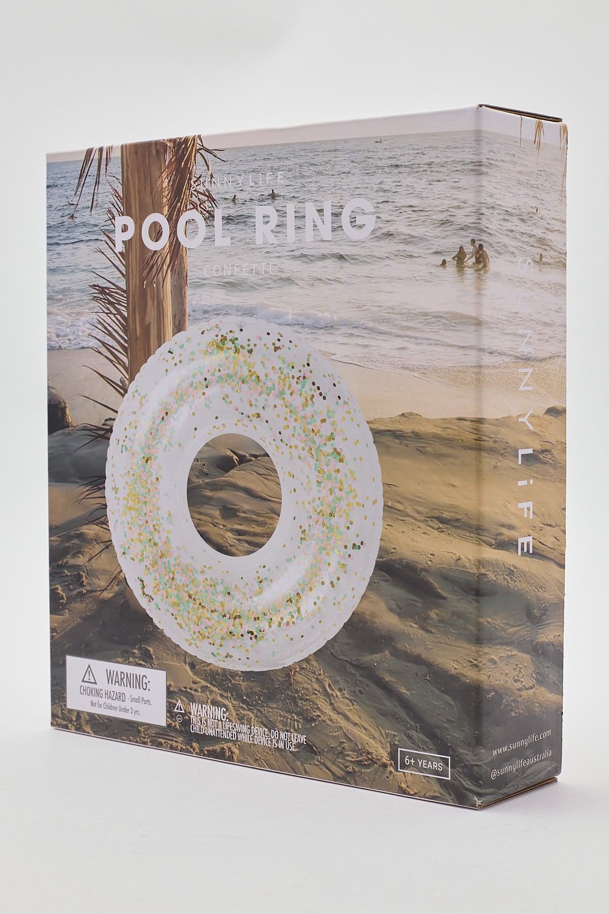 Sunnylife Tube Pool Ring Confetti Multi