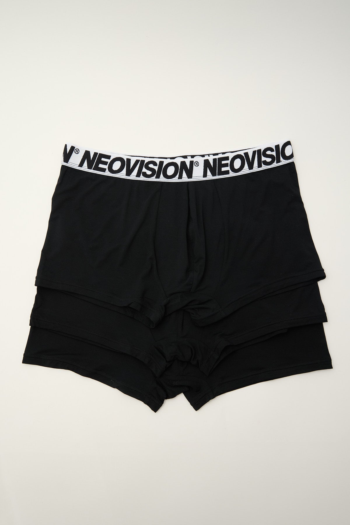 Neovision Nova Oversize Logo Stretch Trunk 3 Pack Black/White