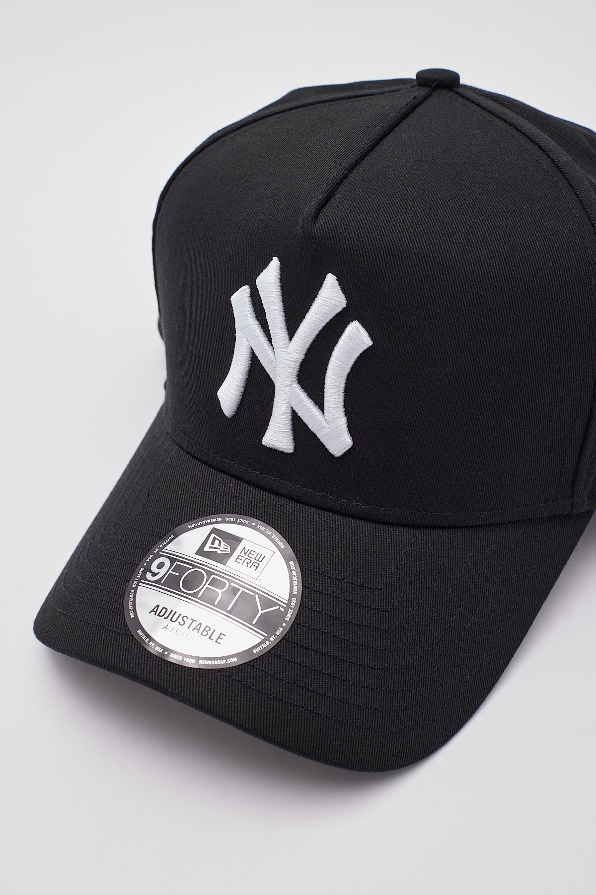 New Era 940 A-Frame New York Yankees Cap Black/White Embroidery