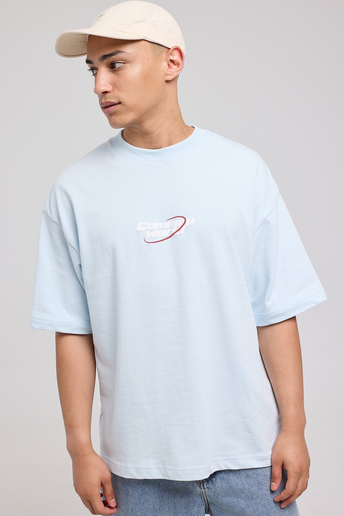 Common Need League Heavyweight Easy Tee Baby Blue