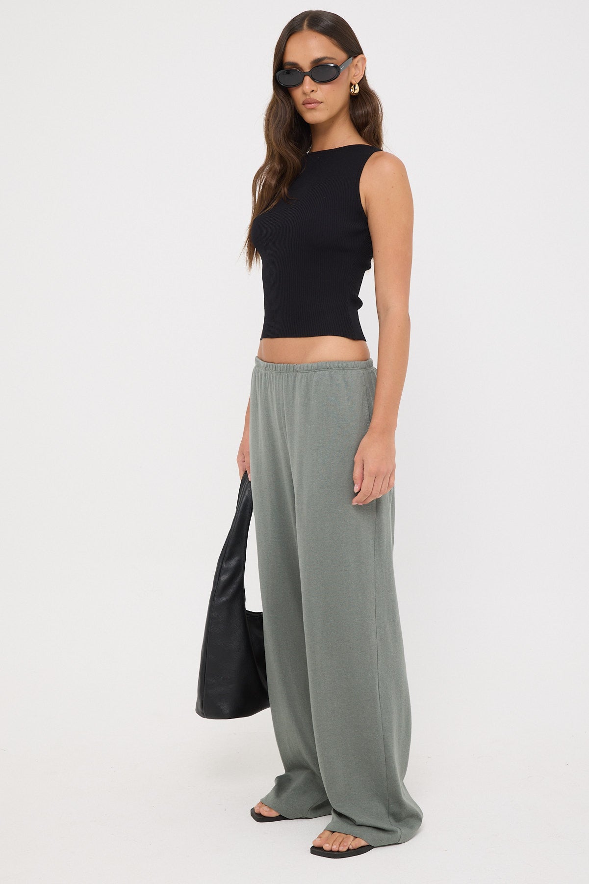 Thrills Hemp Relax Pant Green Smoke