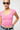 L&t Cap Sleeve Scoop T-Shirt Pink