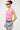 L&t Cap Sleeve Scoop T-Shirt Pink