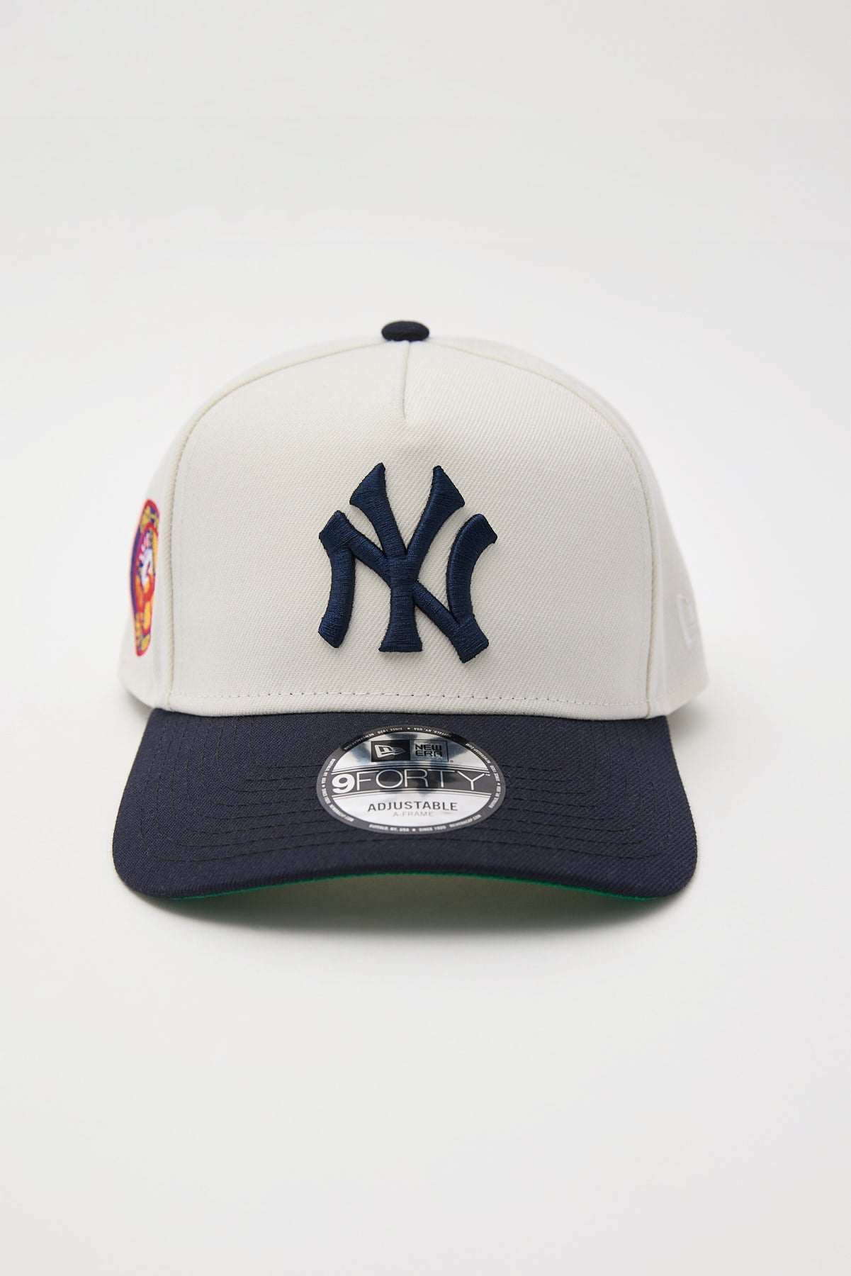 New Era 9Forty A-Frame New York Yankees OTC Cap Chrome/Oceanside Blue/Green Undervi