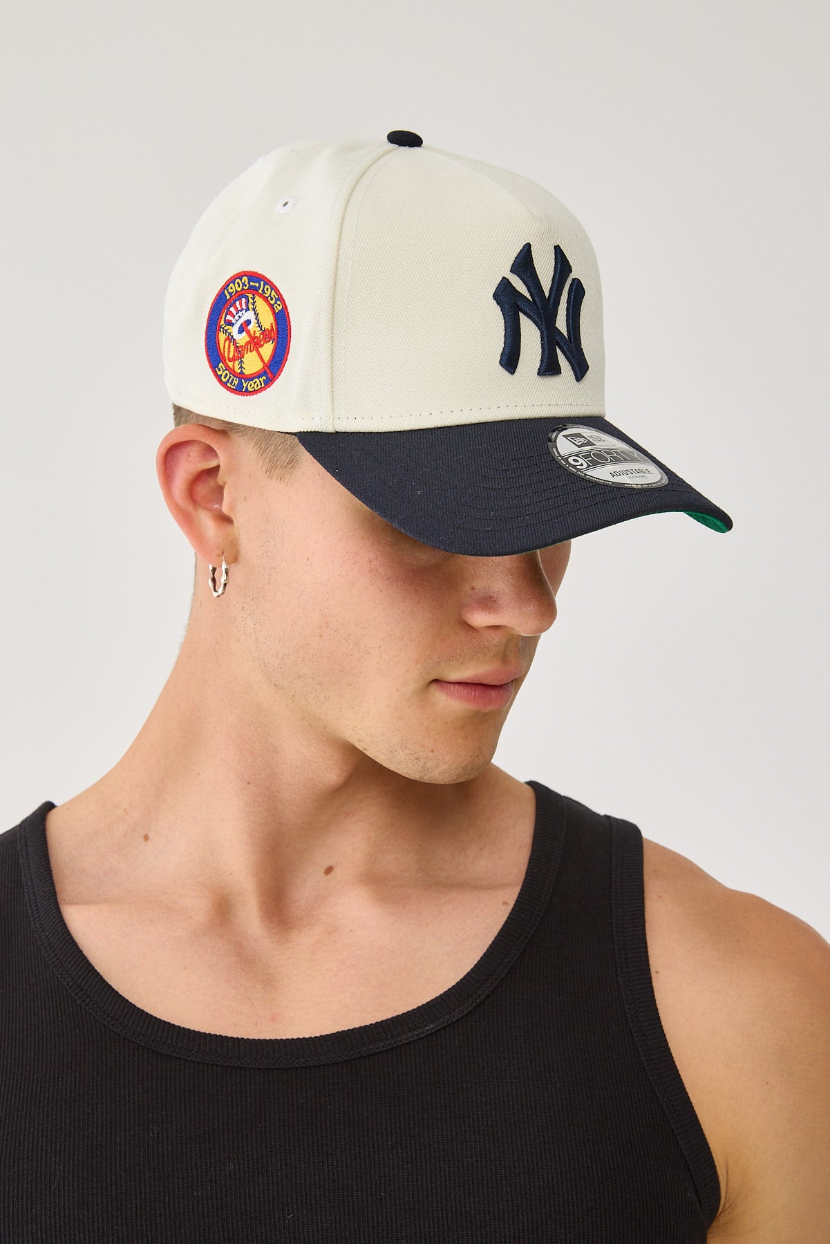 New Era 9Forty A-Frame New York Yankees OTC Cap Chrome/Oceanside Blue/Green Undervi