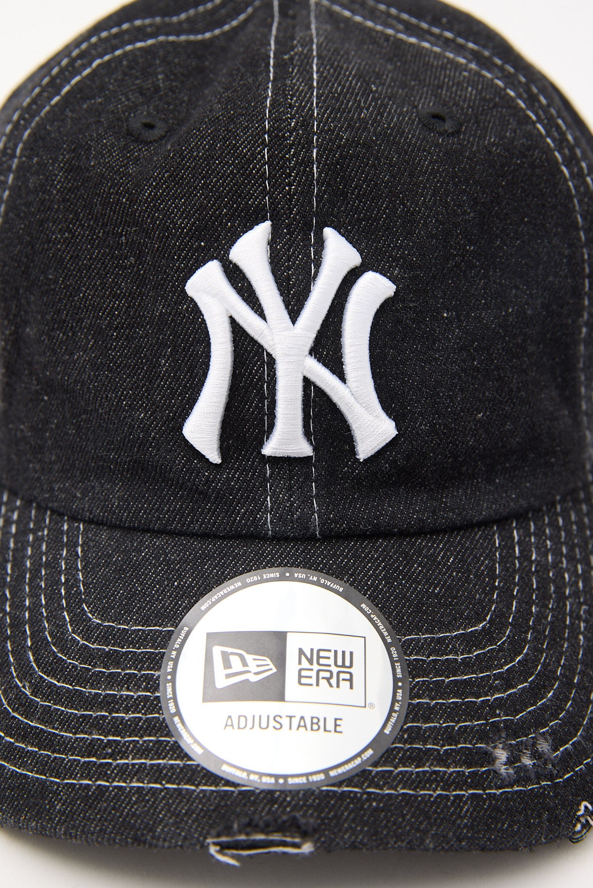 New Era Casual Classic New York Yankees Cap Black Washed Denim