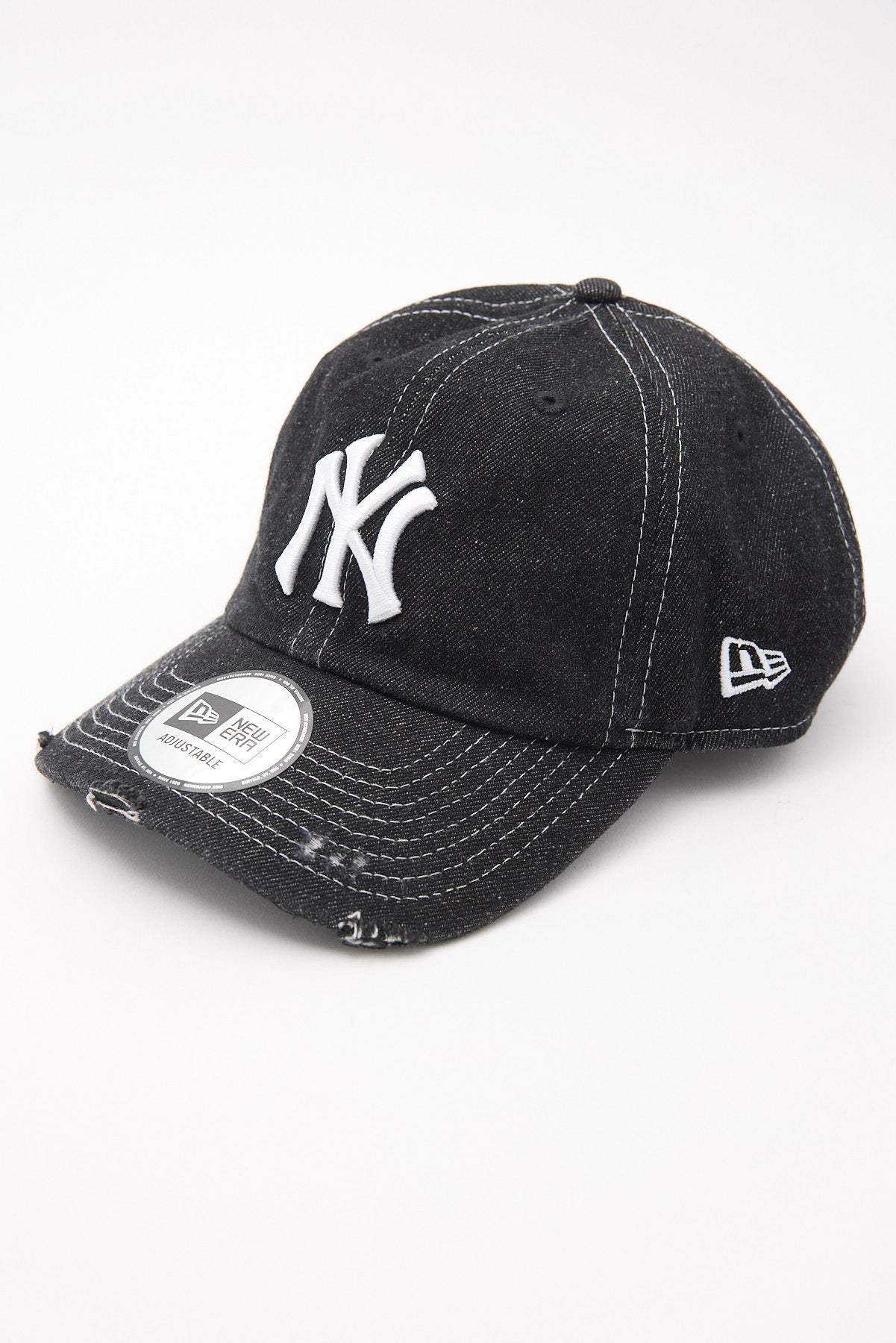 New Era Casual Classic New York Yankees Cap Black Washed Denim