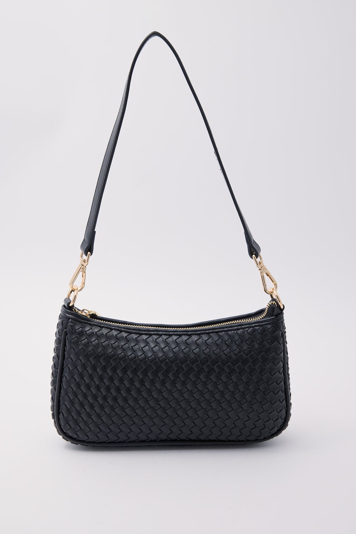 Perfect Stranger Monaco Woven Bag Black