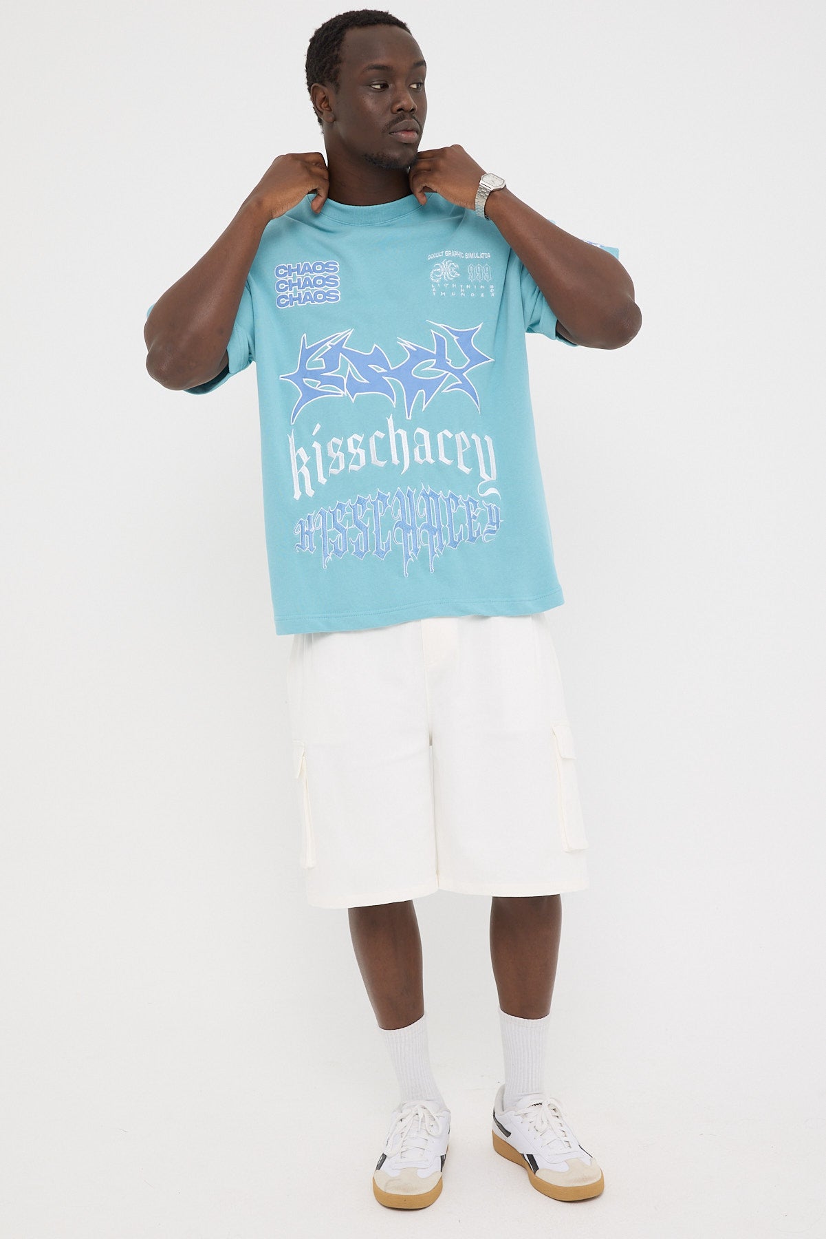 Kiss Chacey Posse Loopback Street Tee Teal