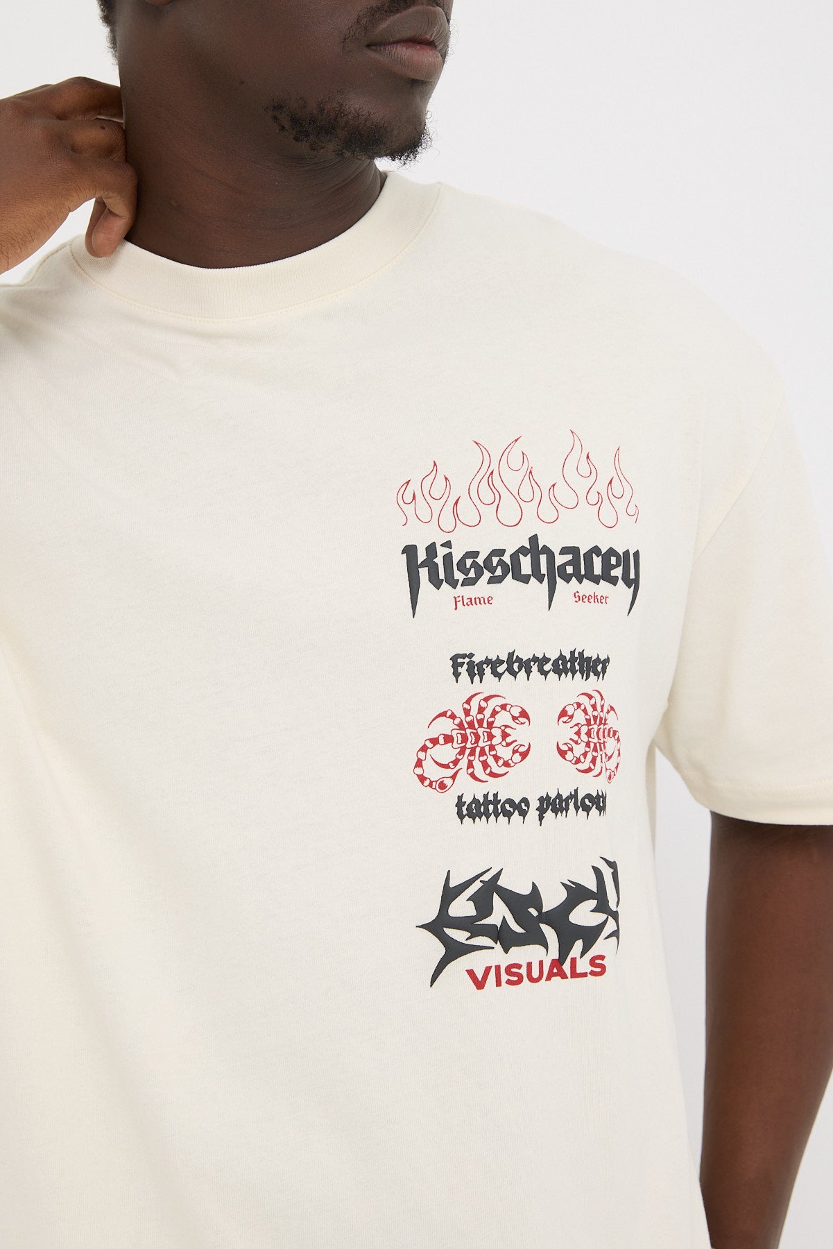 Kiss Chacey Firebreather Street Tee Tofu