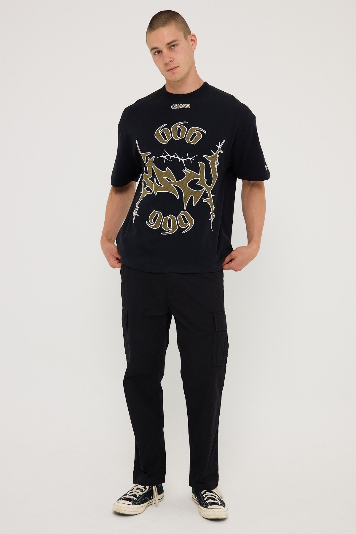 Kiss Chacey Garden Loopback Street Tee Anthracite