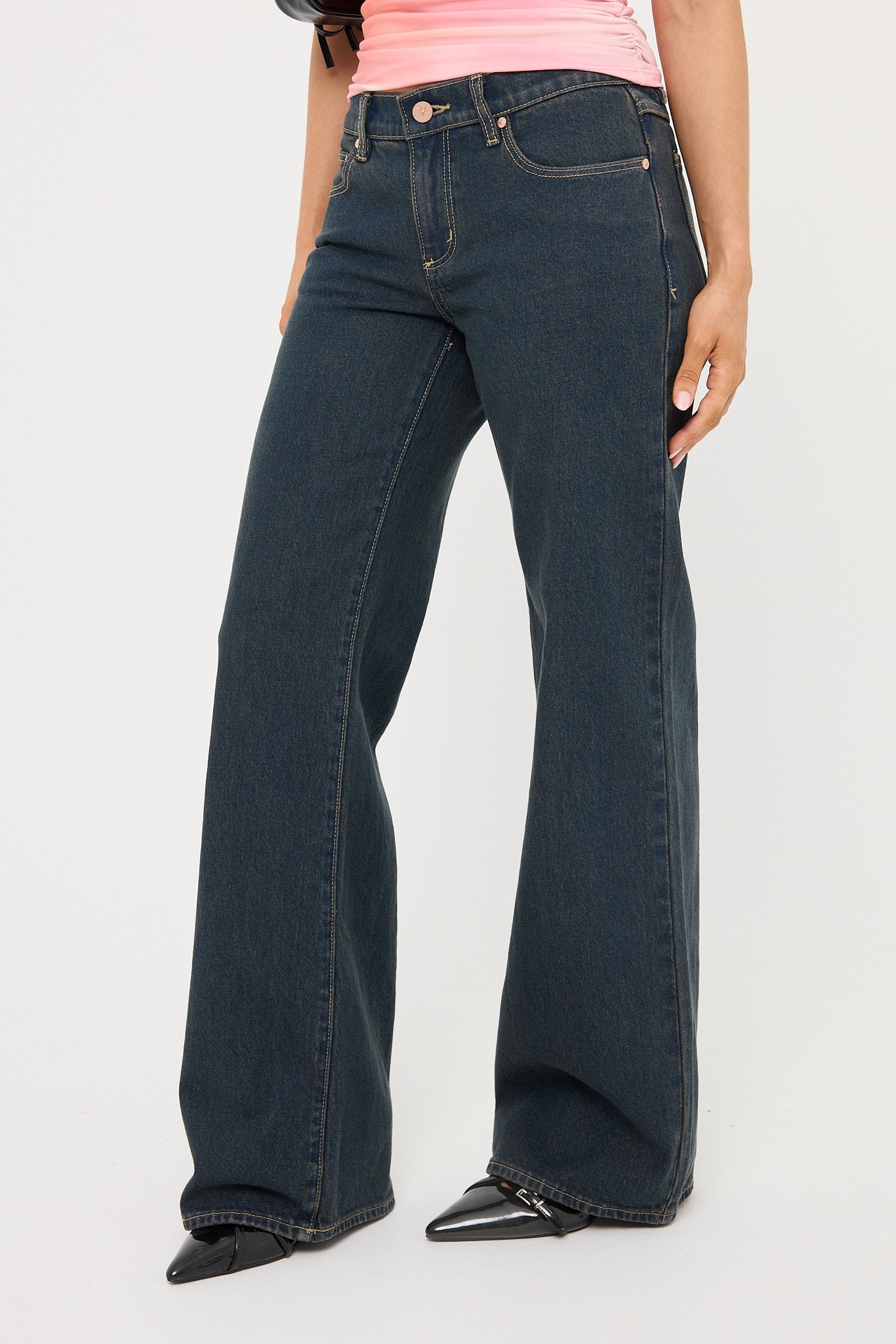 Abrand 99 Low Wide Jean Rihanna Organic