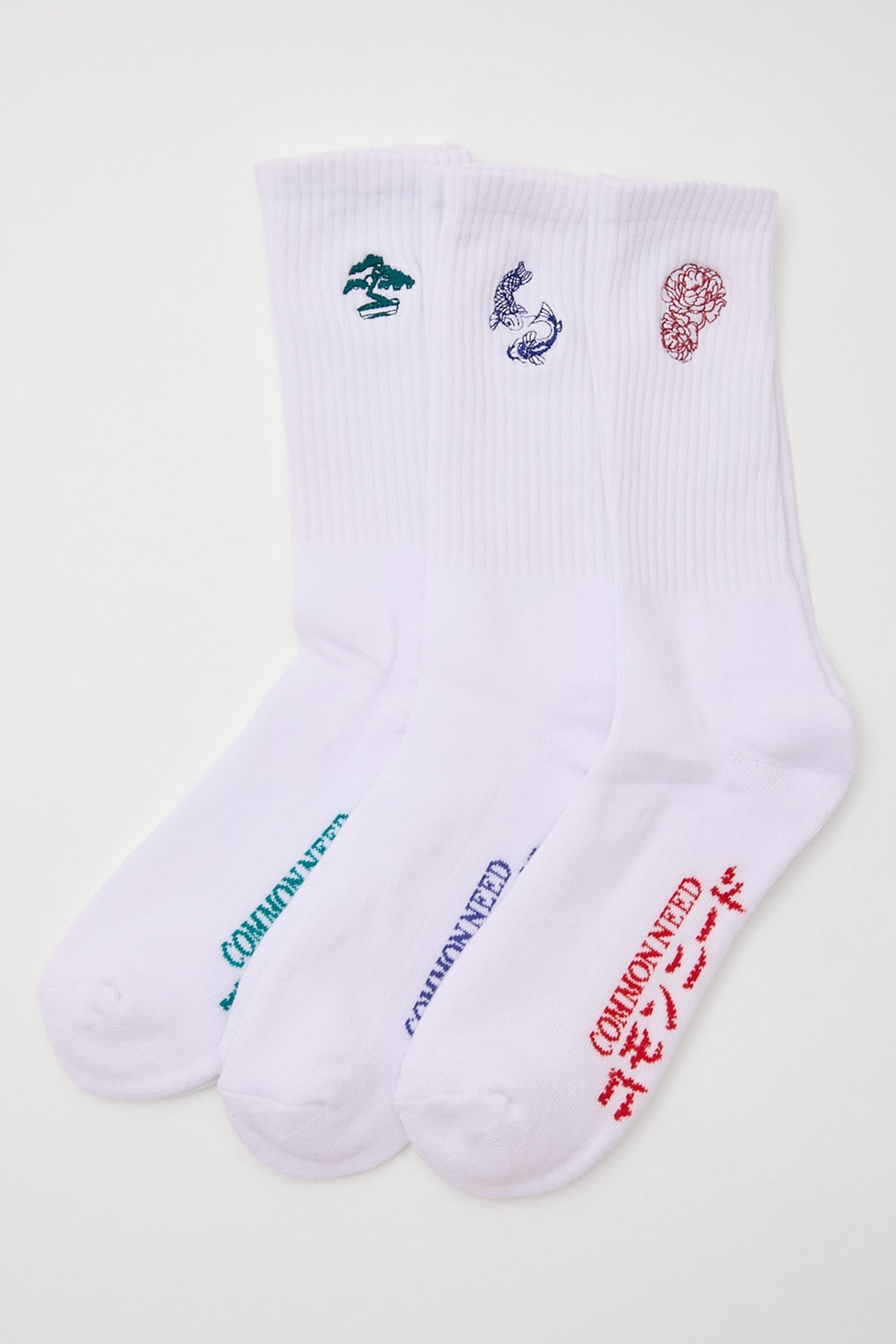 Common Need Niwa Sock 3 Pack White