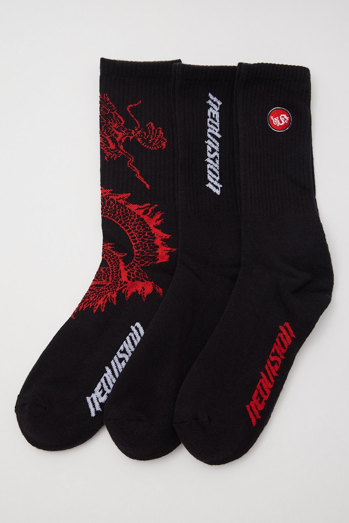 Neovision Warrior Sock 3 Pack Black