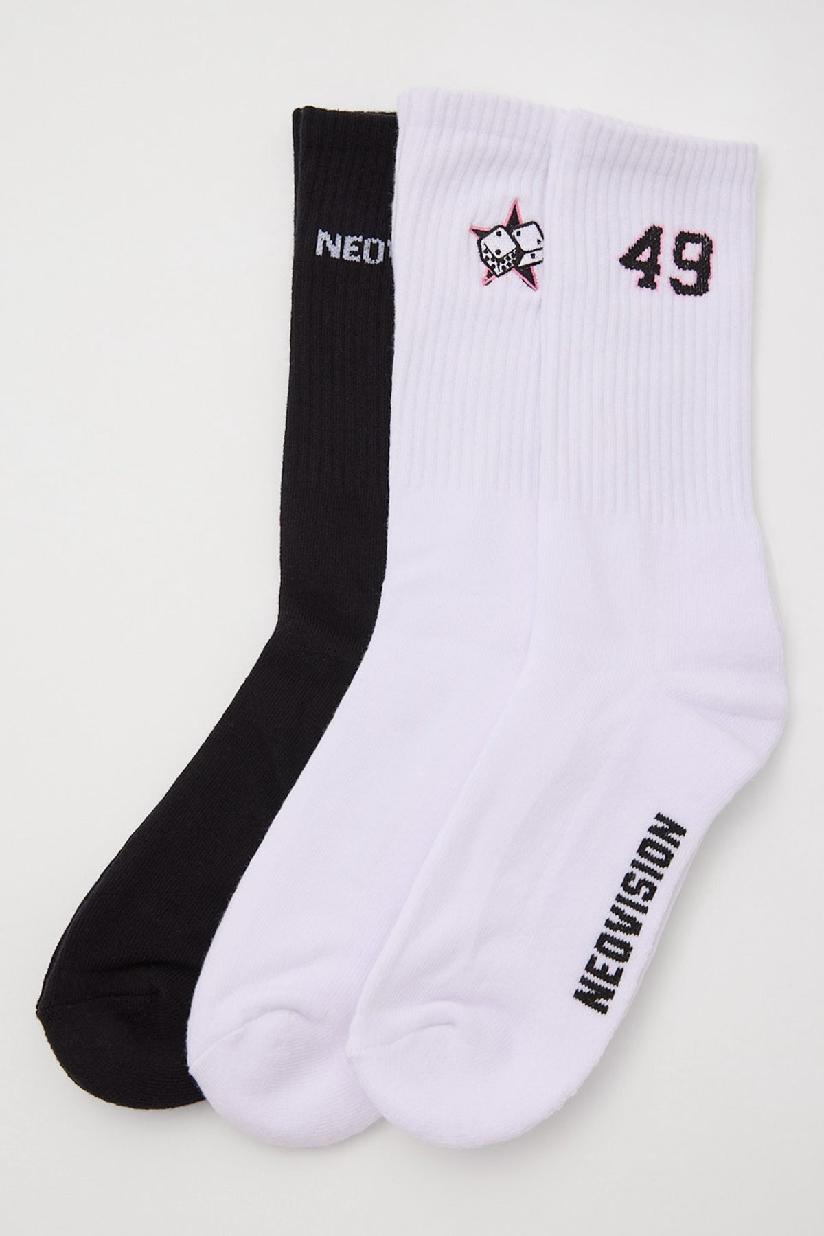 Neovision Mix Sock 3 Pack White/Black/White