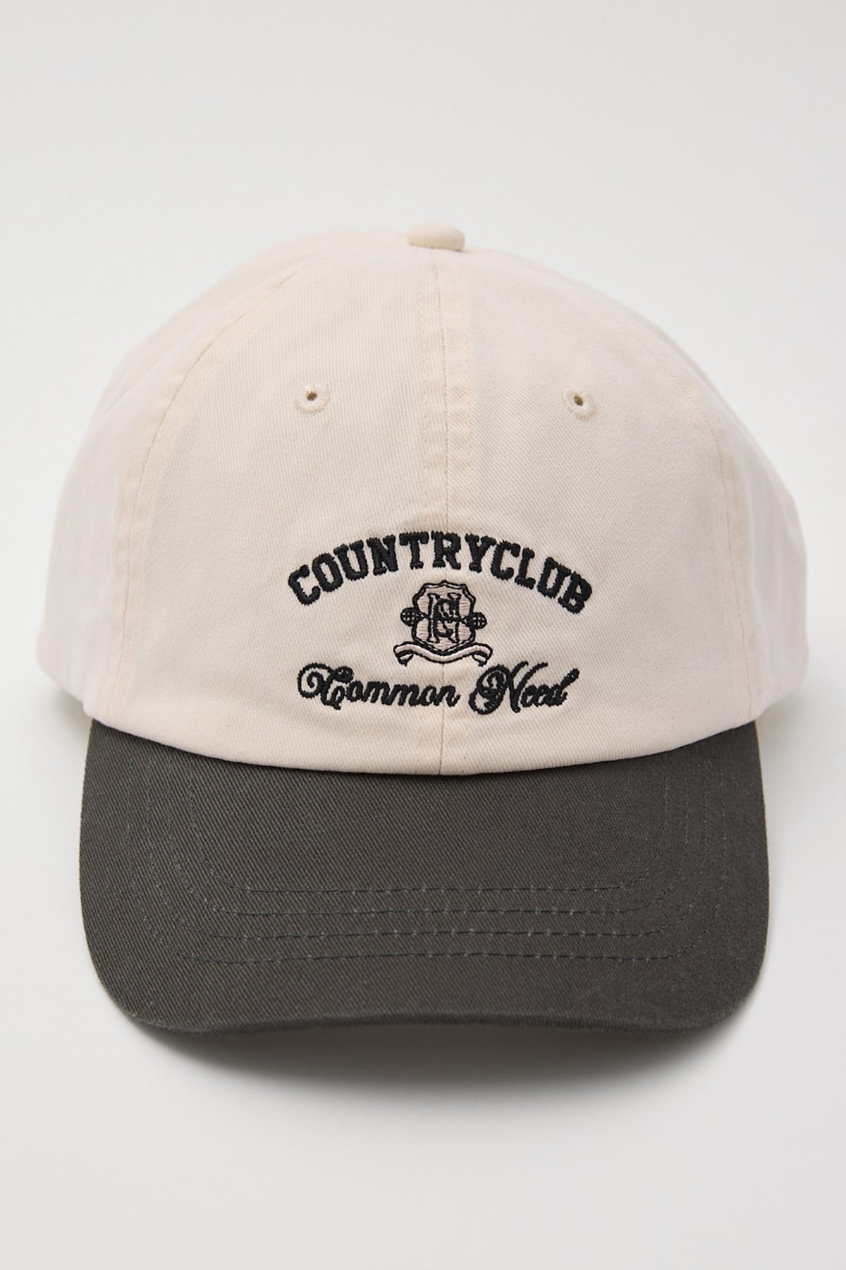 Common Need Prestige Dad Cap Ecru/Green