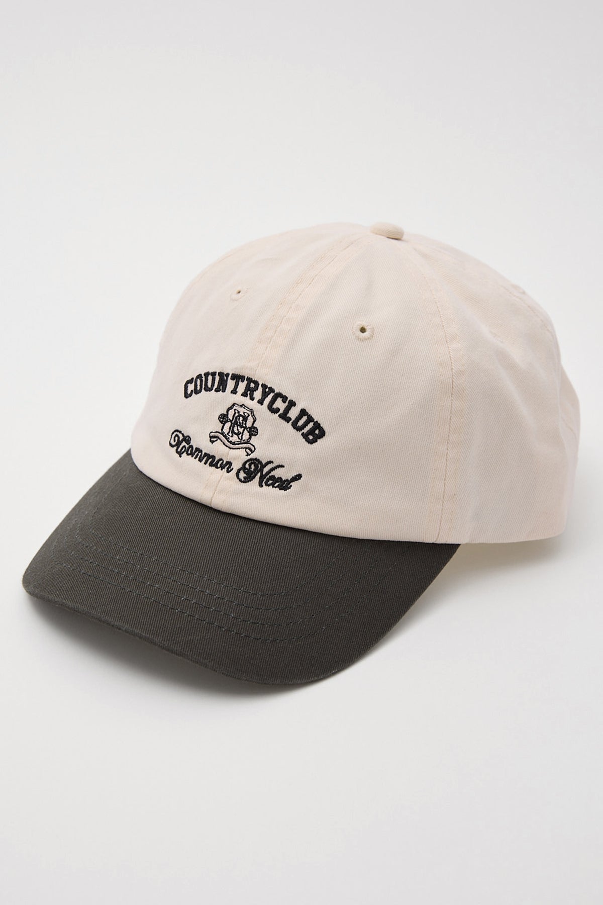 Common Need Prestige Dad Cap Ecru/Green