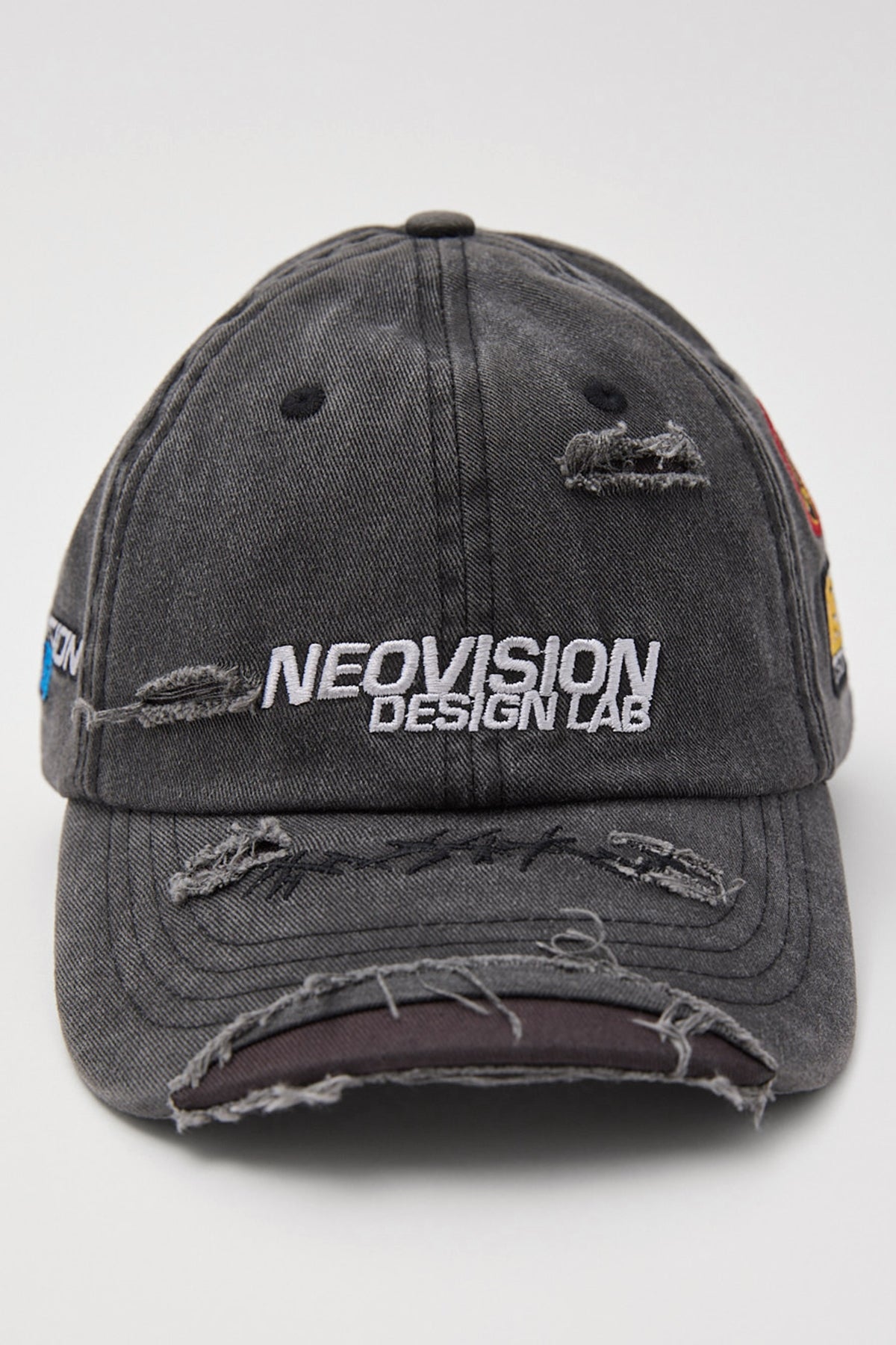 Neovision Interval Distressed Dad Cap Washed Black