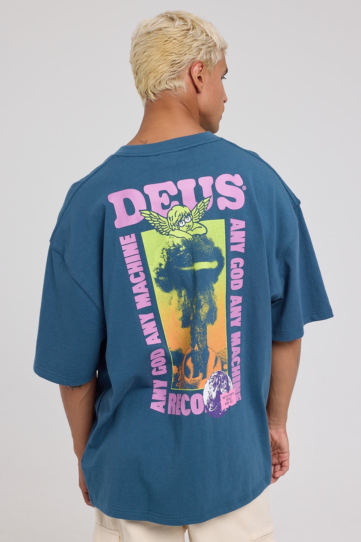 Deus Ex Machina Angel Energy Tee Indian Teal