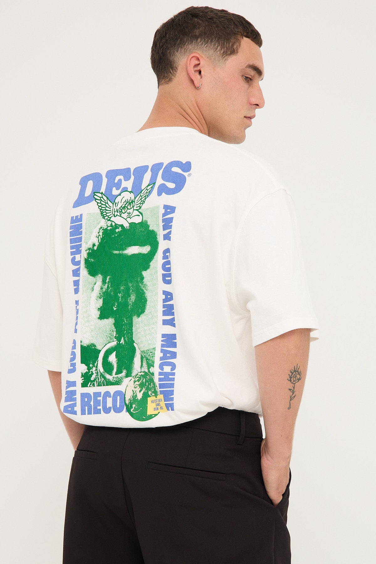 Deus Ex Machina Angel Energy Tee Vintage White