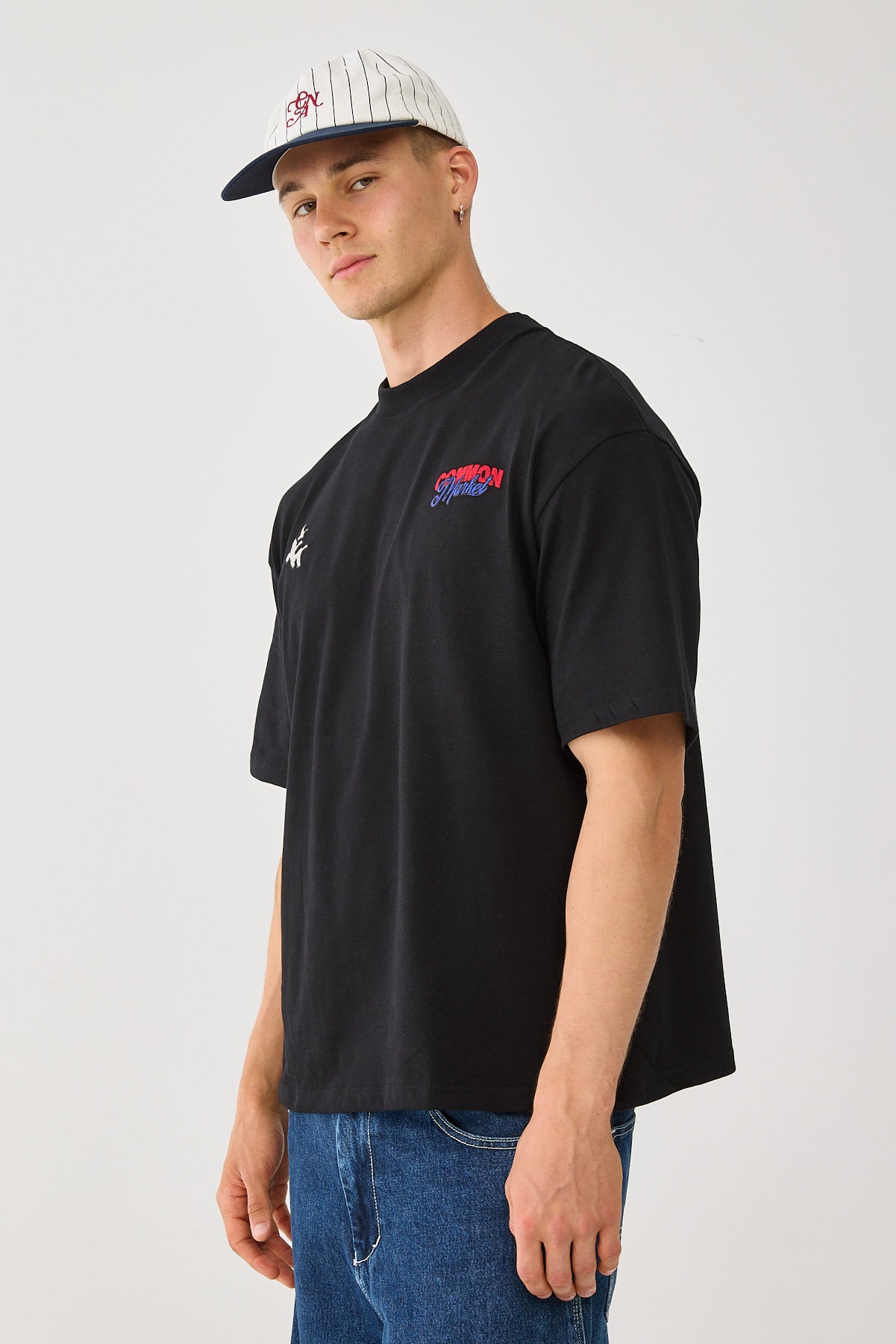 Common Need Market Heavyweight Easy Tee Black