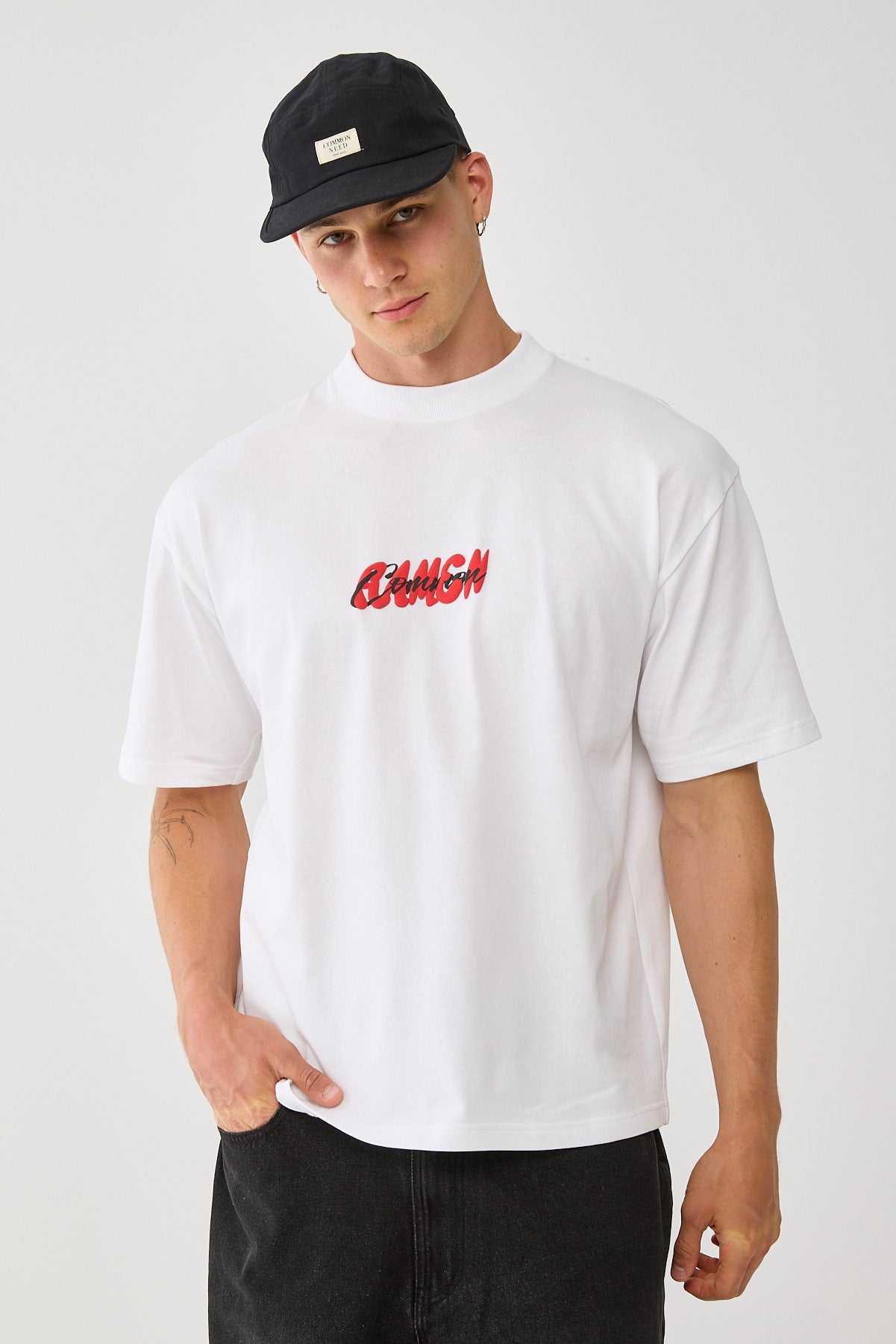 Common Need Ramen Heavyweight Easy Tee White