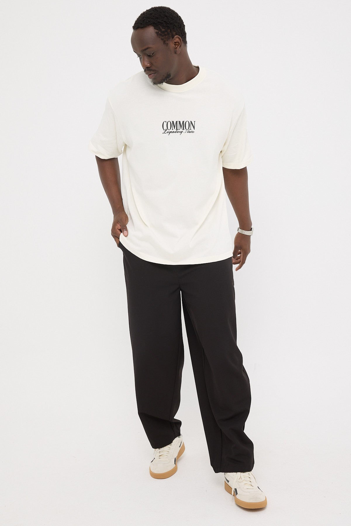 Common Need Sheet Heavyweight Boxy Tee Ecru