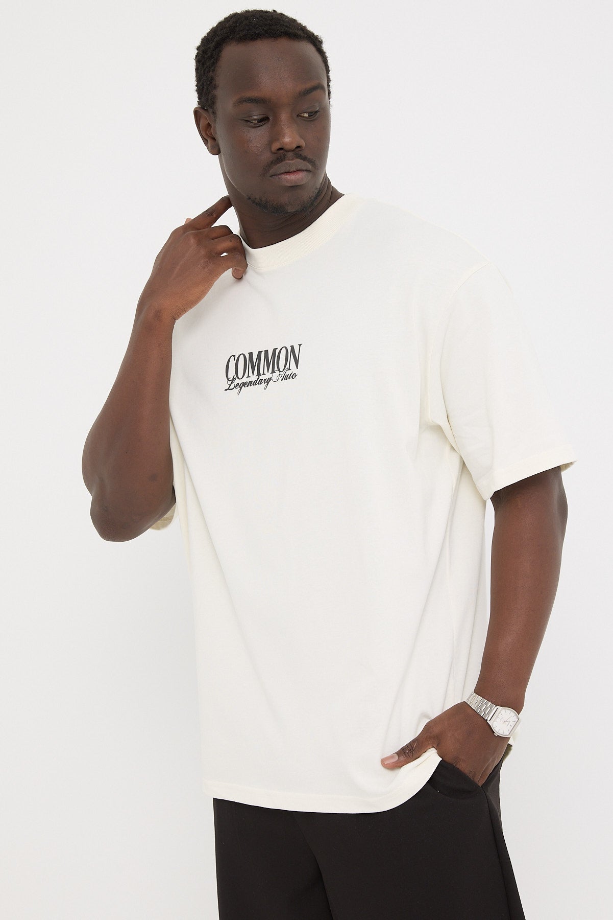 Common Need Sheet Heavyweight Boxy Tee Ecru