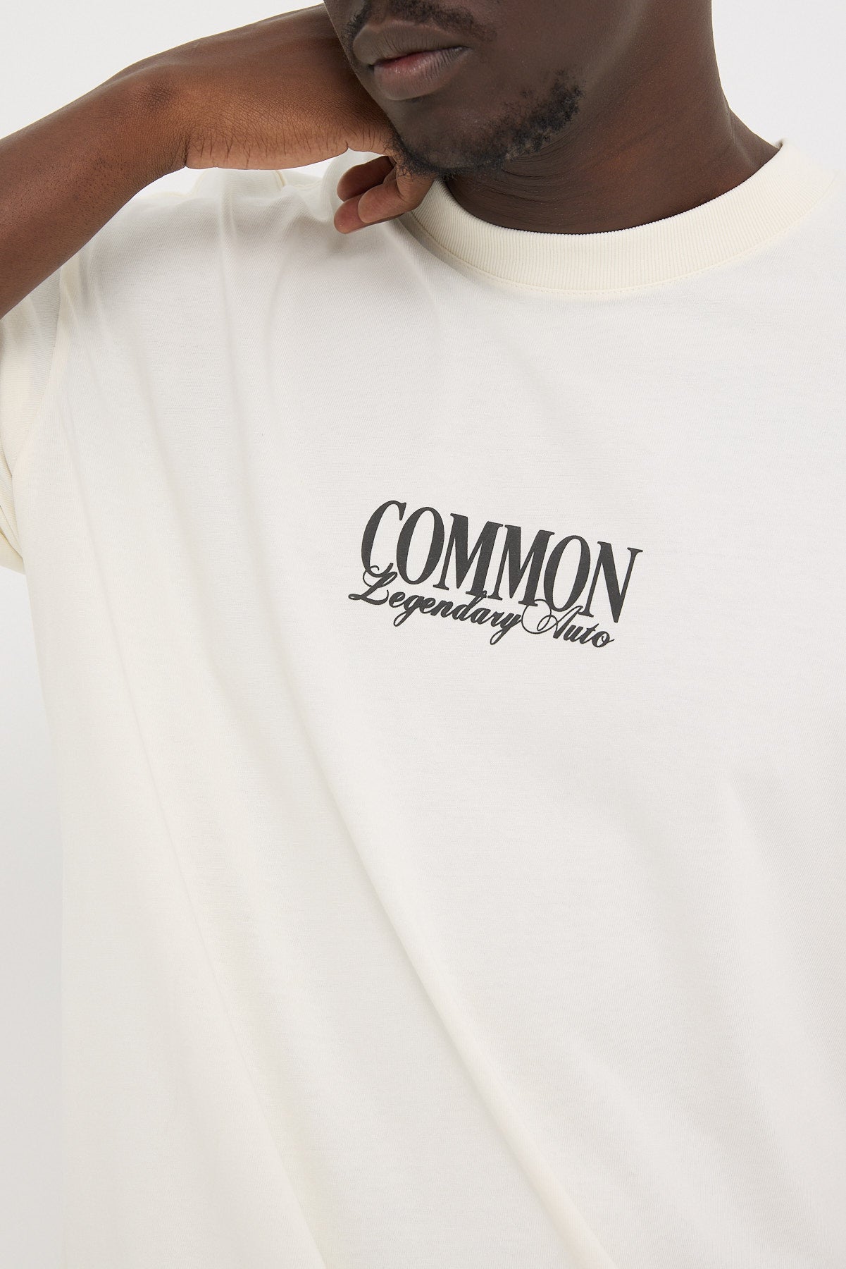 Common Need Sheet Heavyweight Boxy Tee Ecru