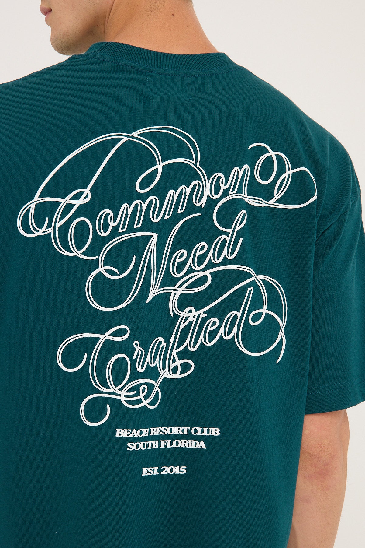 Common Need Craft Heavyweight Easy Tee Teal