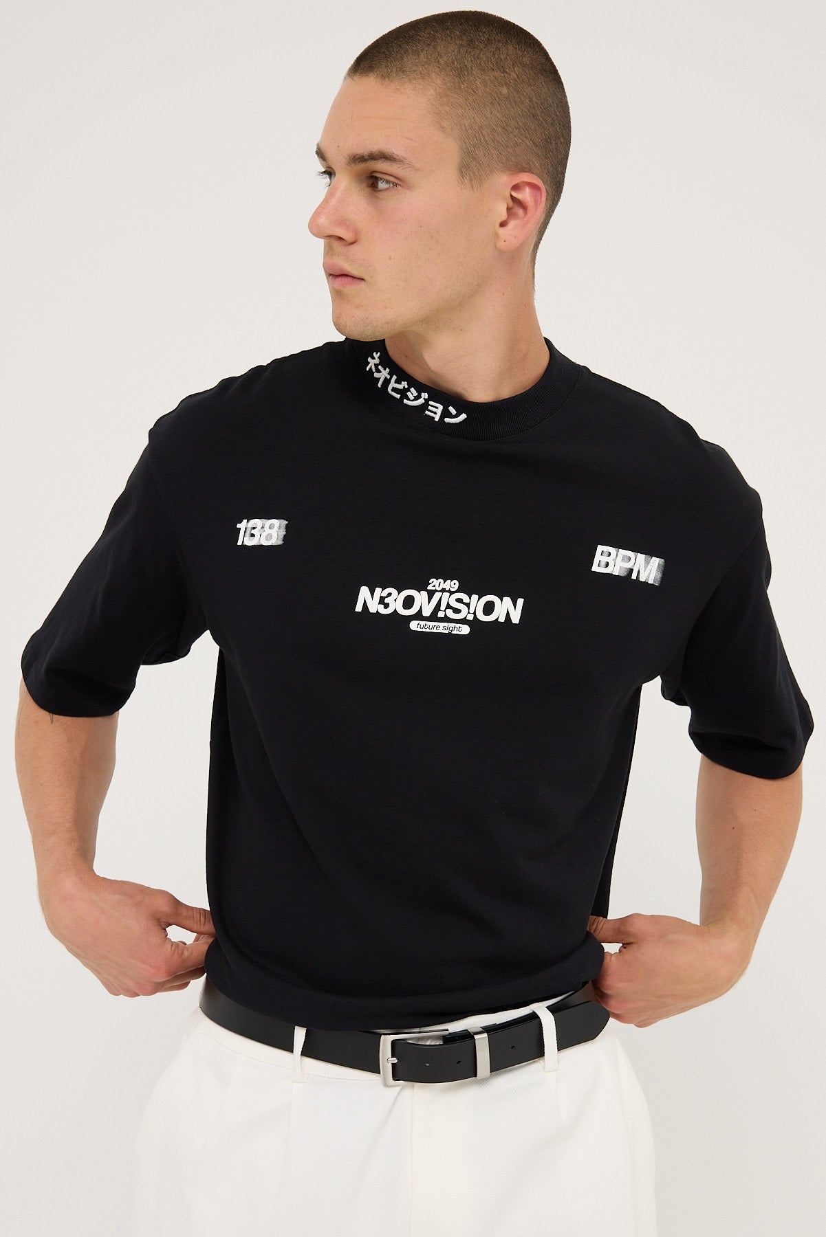 Neovision Construct Oversize Super Heavy Tee Black