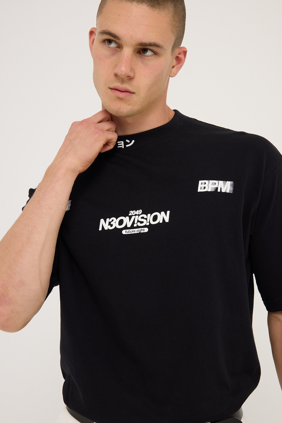 Neovision Construct Oversize Super Heavy Tee Black