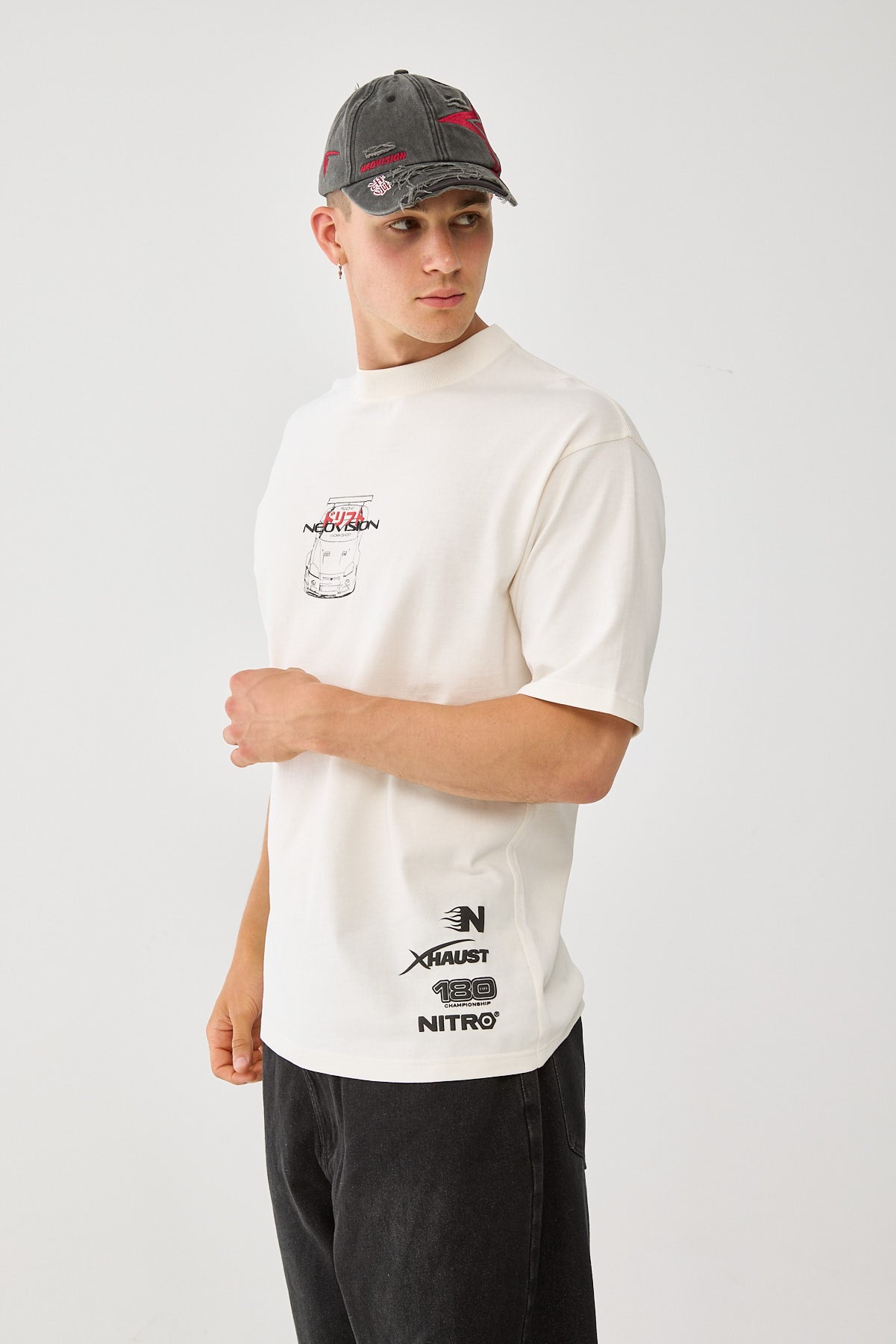 Neovision Tuner Oversize Super Heavy Tee Off White