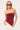L&t Recycle Strapless Asymmetrical Top Burgundy