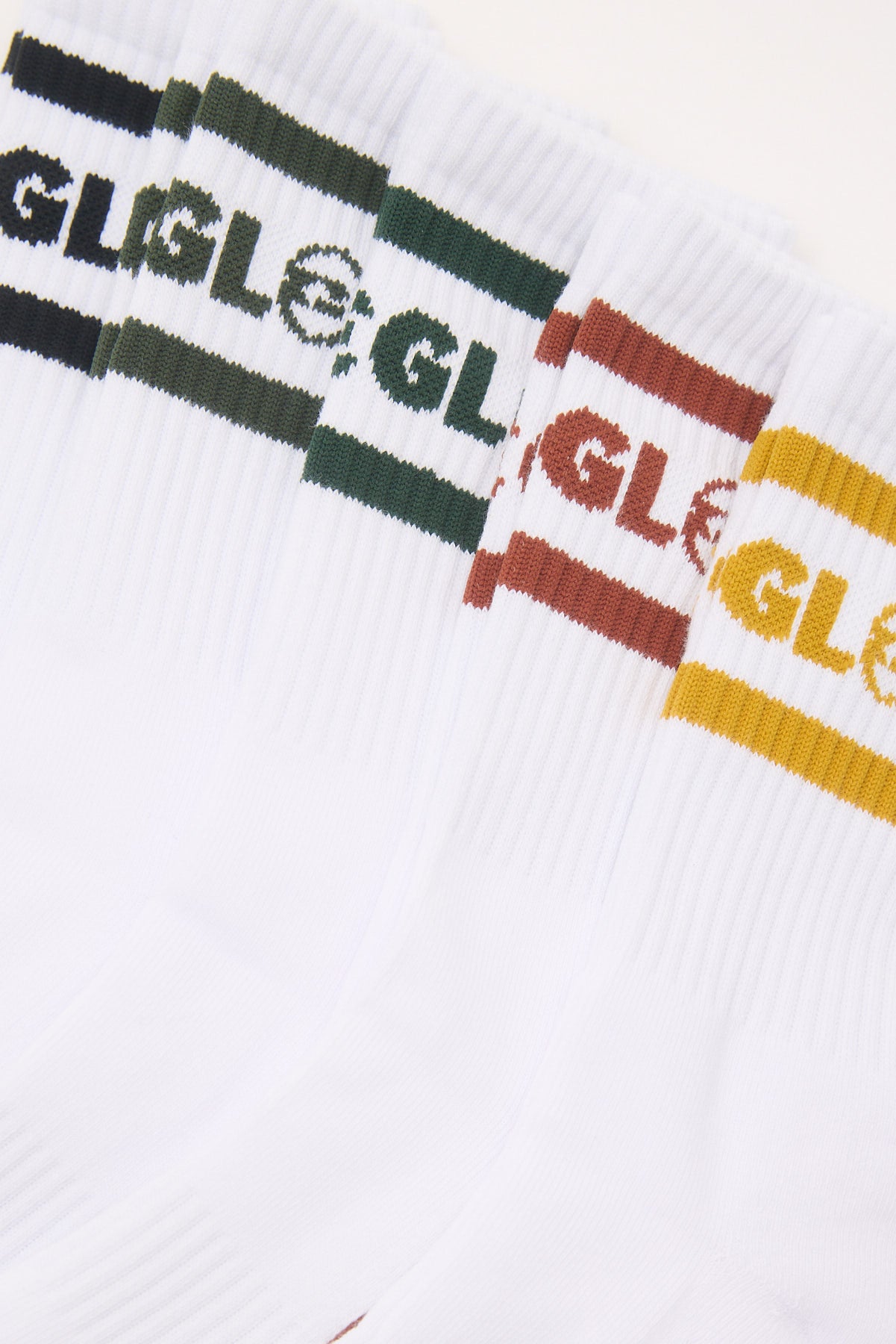 Globe Tilt Hi Crew Sock 5 Pack White/Assorted