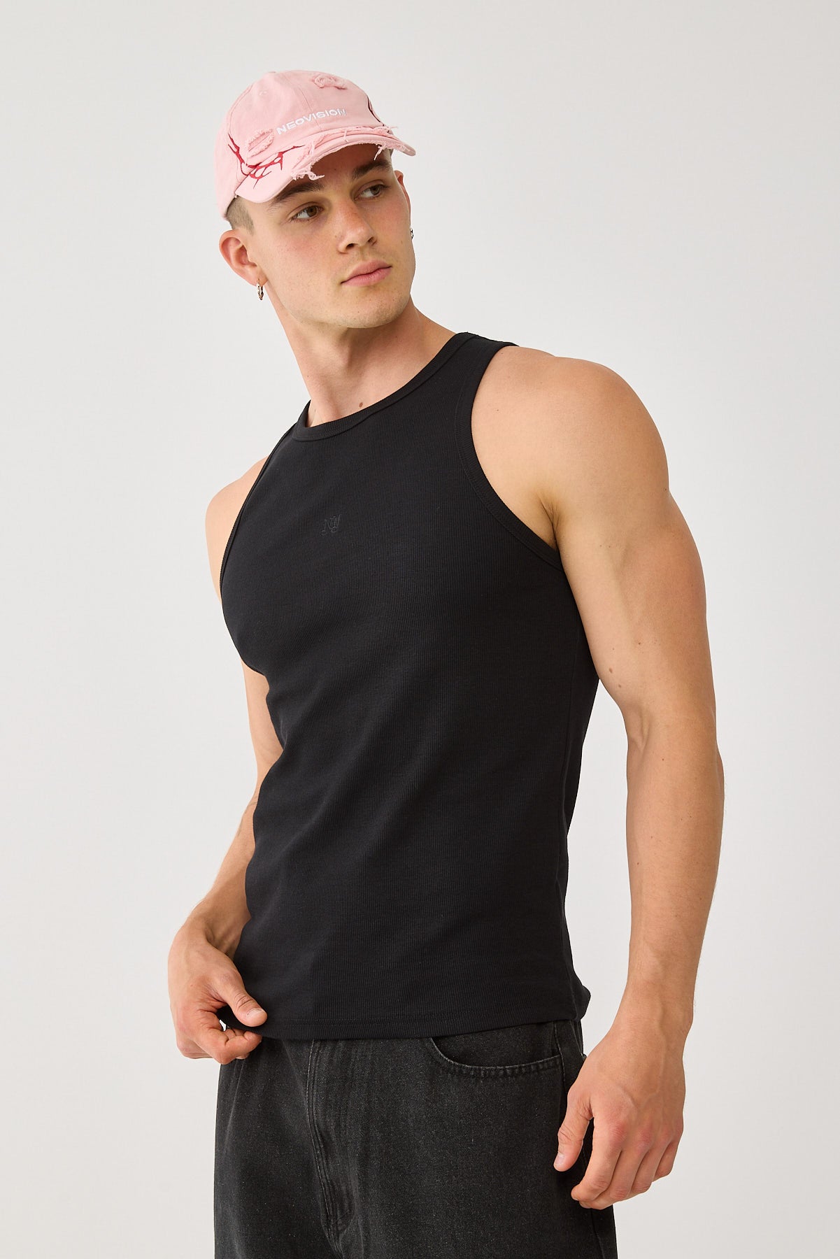 Neovision Restricted Singlet Tank Black