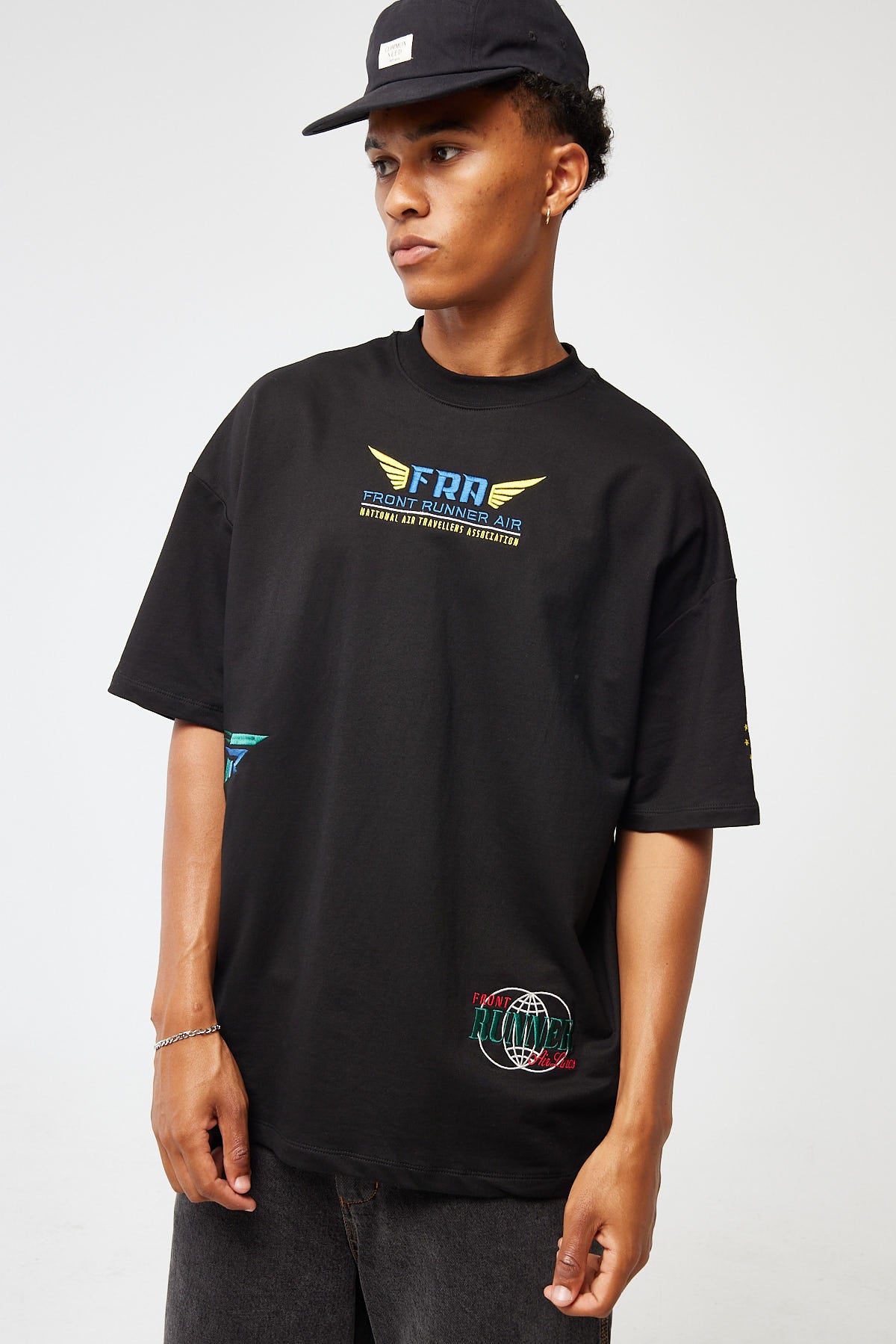 Front Runner Aviation Logo Tee Black