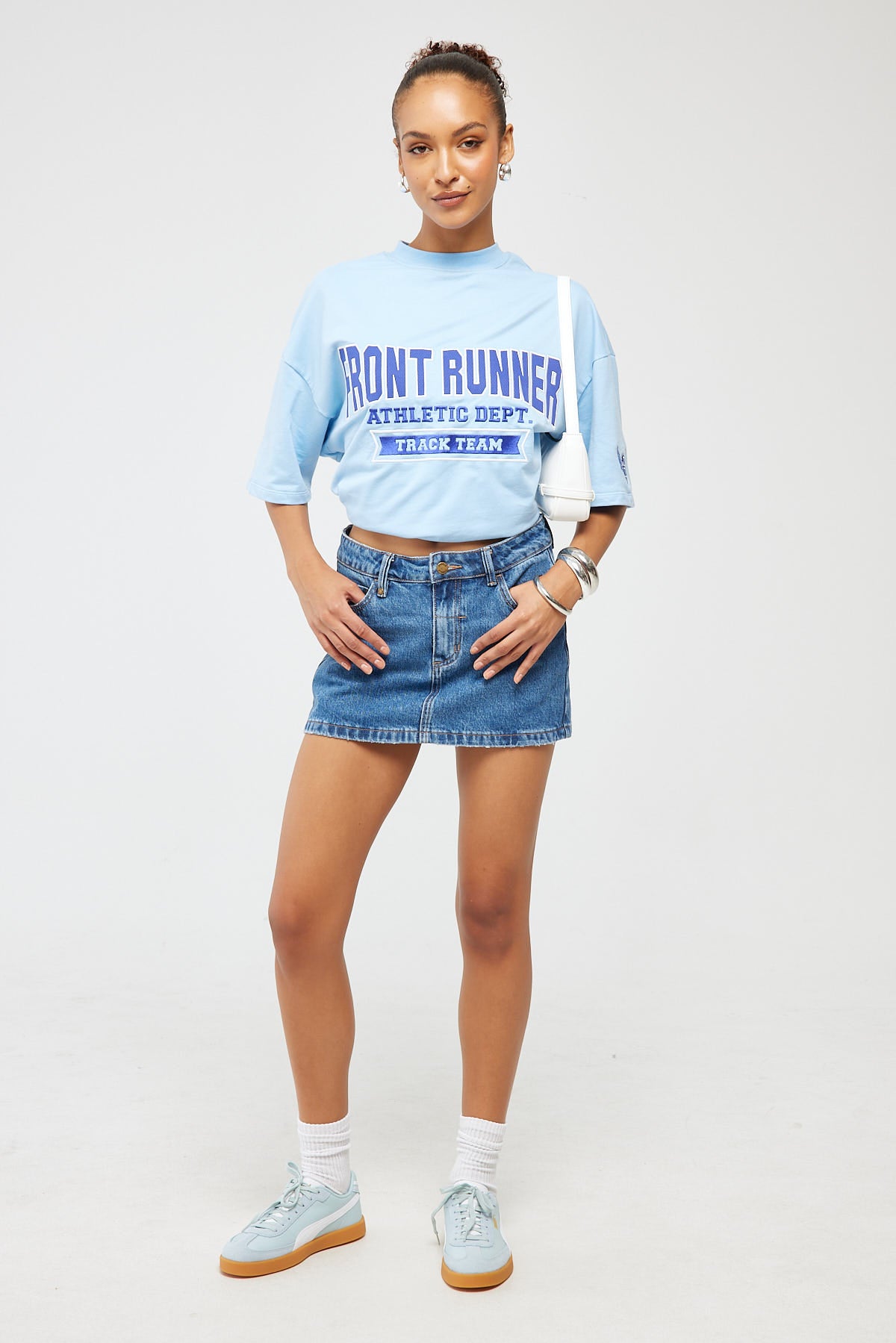 Front Runner Athletic Dept. Tee Powder Blue