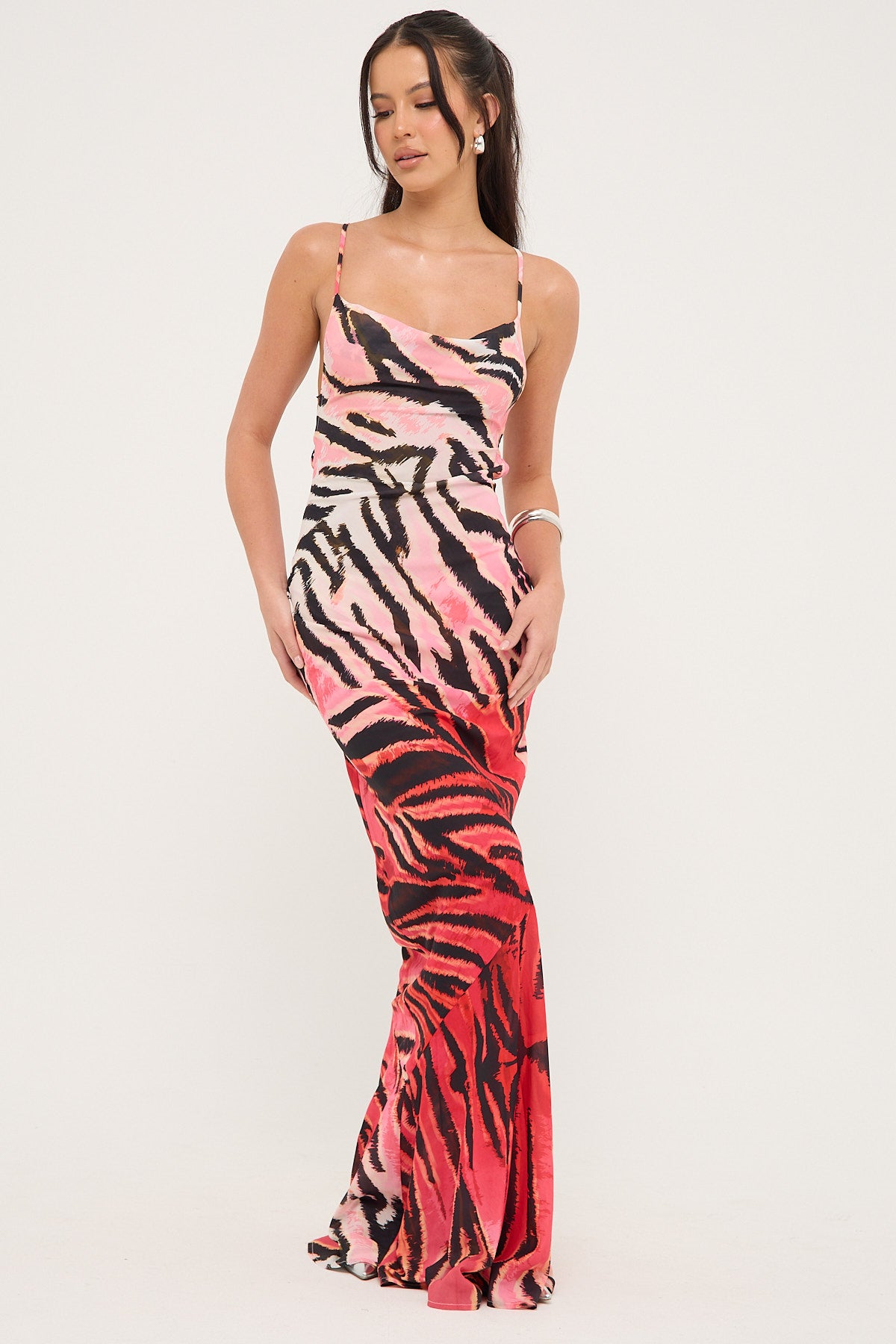 Jgr & Stn Jane Maxi Dress Pink Tiger