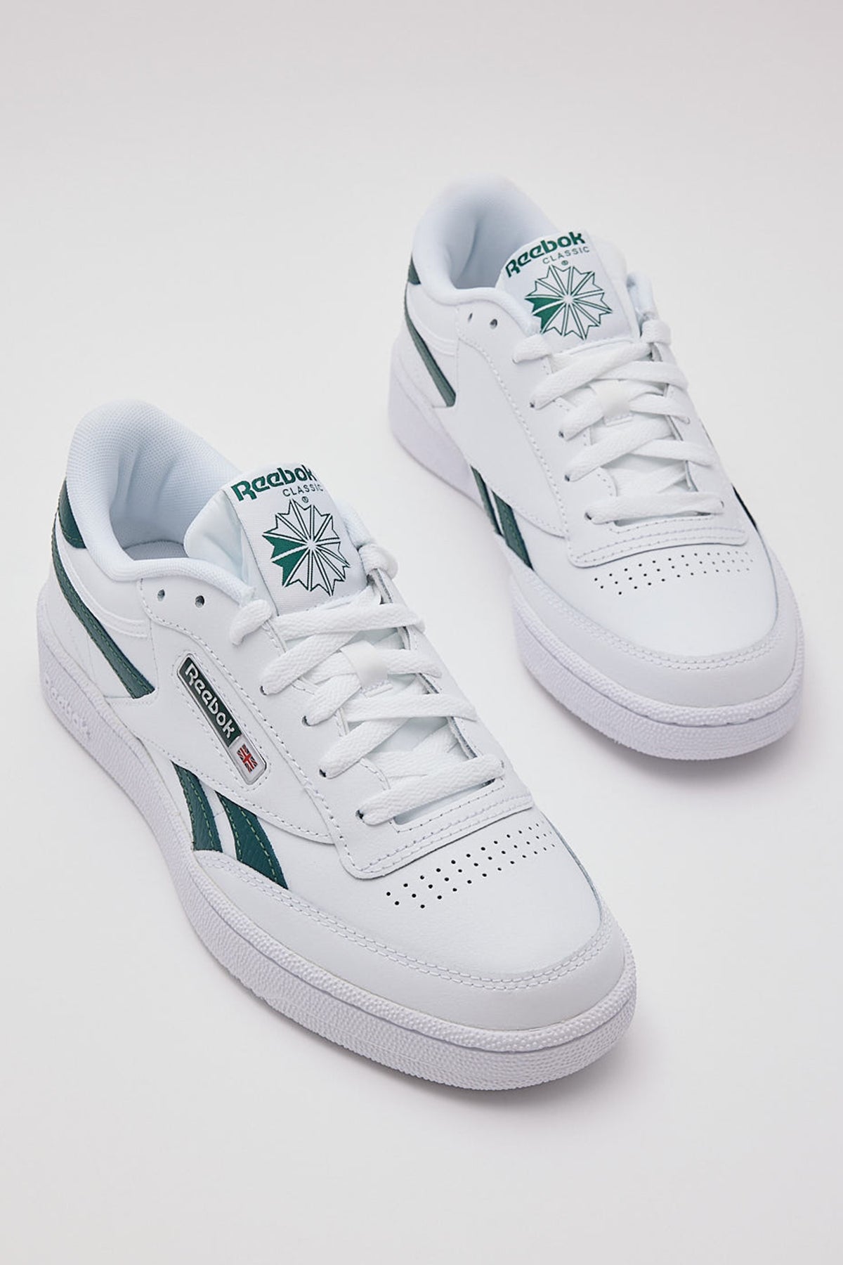 Reebok Club C Revenge Sneaker White Collegiate Green