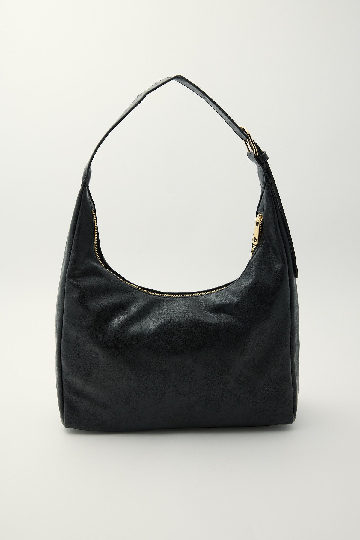 Peta + Jain Tribeca Black Distressed PU/Gold