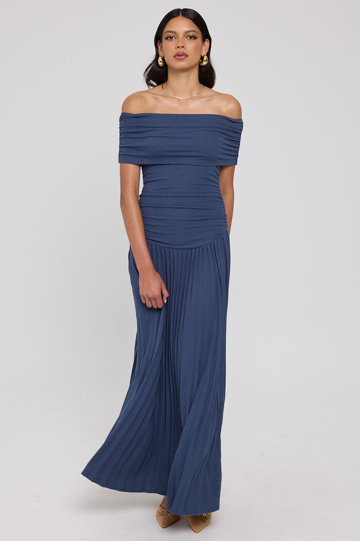 Lioness Field Of Dreams Maxi Dress Navy