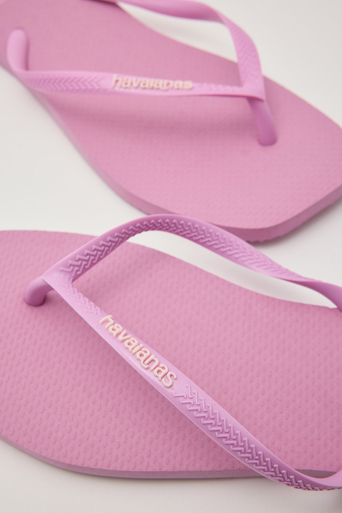 Havaianas Slim Square Logo Pop Up Thong Fresh Lavender